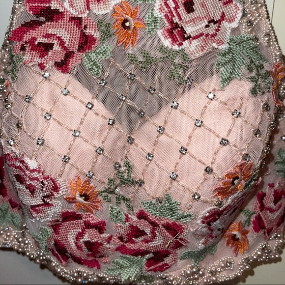 *WORN ONCE* Sherri Hill Blush 2-Piece Prom Dress *willing to take rsnble offers* - Picture 7 of 16